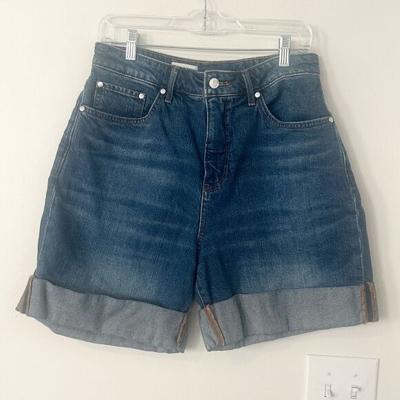 Anthropologie PILCRO Denim Cuffed Shorts 28 - Picture 1 of 5